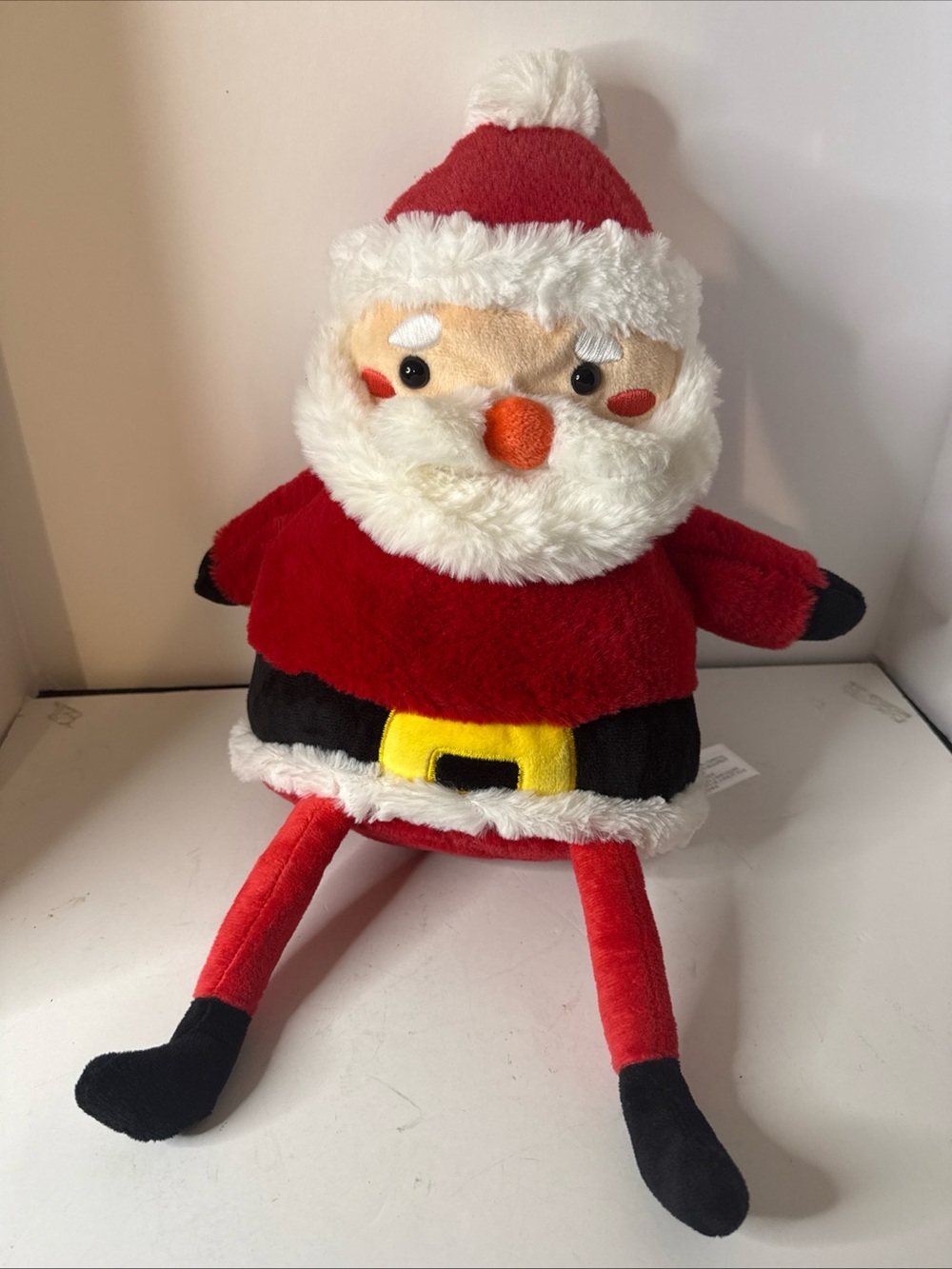 Children's Plush Santa Stuffed Toy - Red and White Holiday Elf